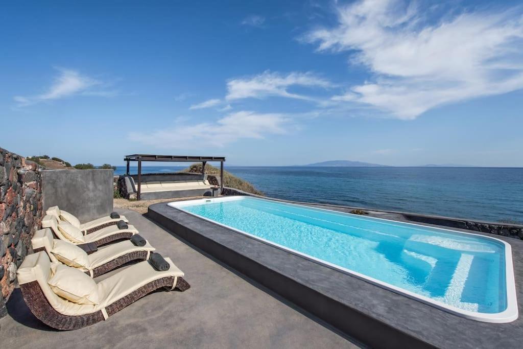 Ramni House: Private Villa With Pool By The Sea Oia  Exterior photo